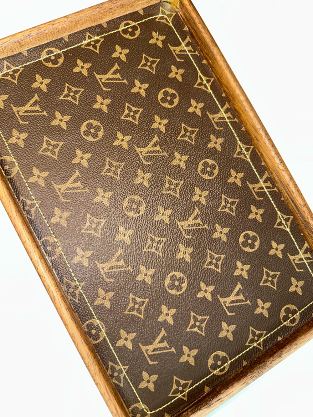 Chic Louis Vuitton Monogram Canvas Serving Tray Accent Piece